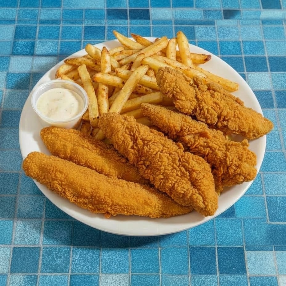 3 Tenders/2 Catfish Fillet Combo.